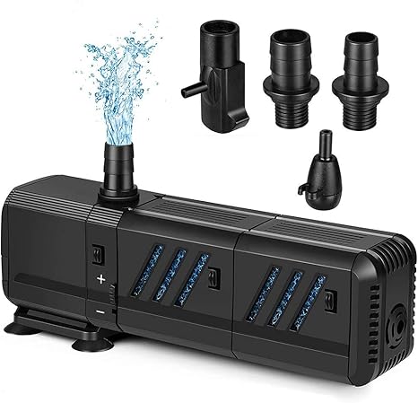 Amazon Co Jp 水中フィルター式 水中ポンプ Homeself 水槽 ウォーター 噴水 ポンプ フィルター 酸素増加 ろ過 水循環機能 水流発生 4つの強力な吸引カップシー付き 15w 吐出量1500l H 400gph 流量調整できる 水槽 池 水族館 彫像 水耕栽培用 Hy 1500f 15w 家電