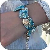 HUASAI Starfish Bracelet Dress Sea Shell Jewelry Starfish Charm Bracelets for Women Trendy 2025