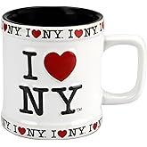City-Souvenirs I Love NY Mug Deluxe, White 11oz