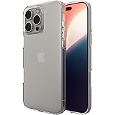 ZAGG Crystal Palace Lite Case for iPhone 16 Pro Max - Ultra-Slim, Ultimate Drop Protection with Graphene Reinforcement, Anti-Yellowing Technology, Wireless Charging Compatible, Clear