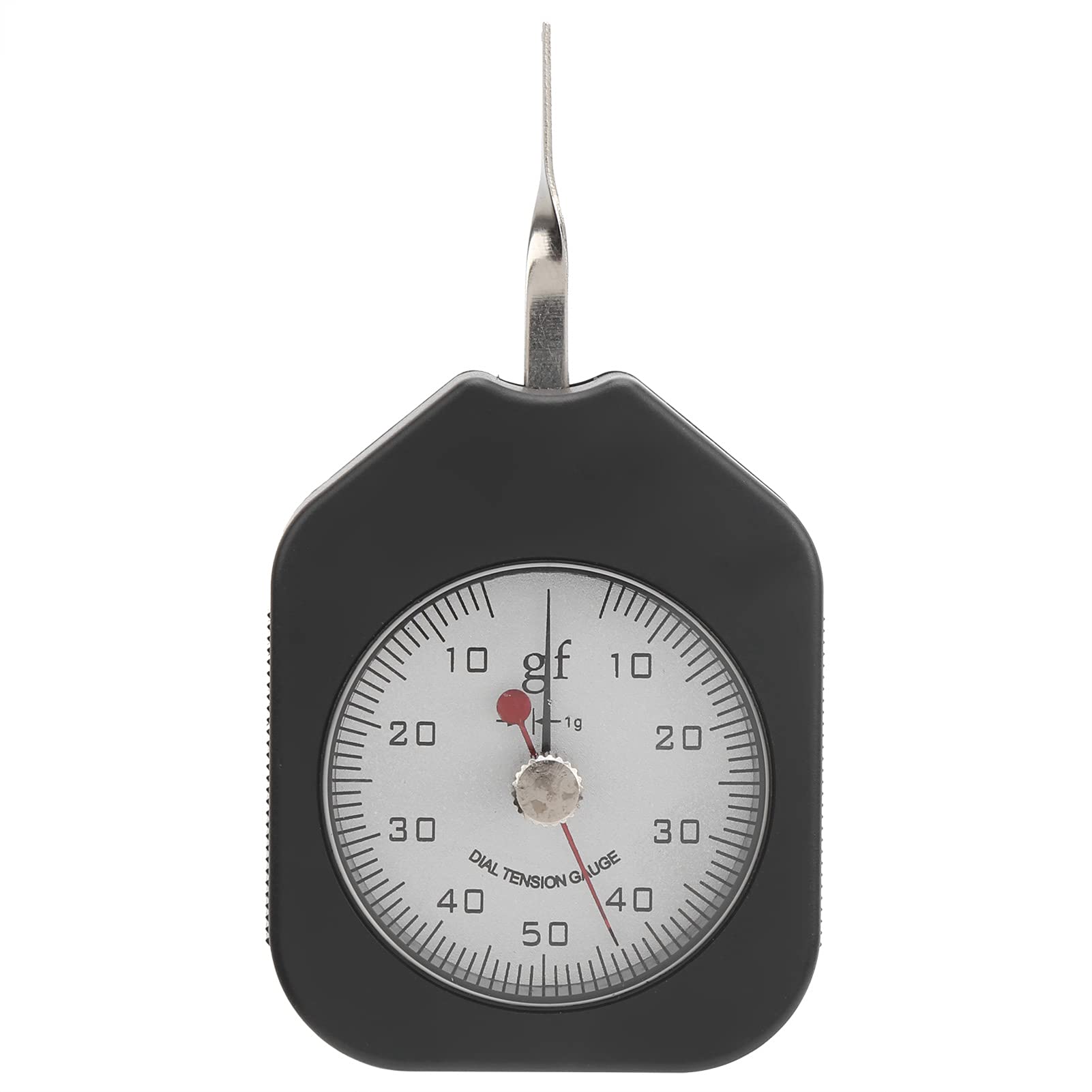 Dial Tension Gauge Tension Meter Gauge Gram Tension Meter Double?Needle Switch Measuring Dynamometer 50g for TestingTesters and Detectors