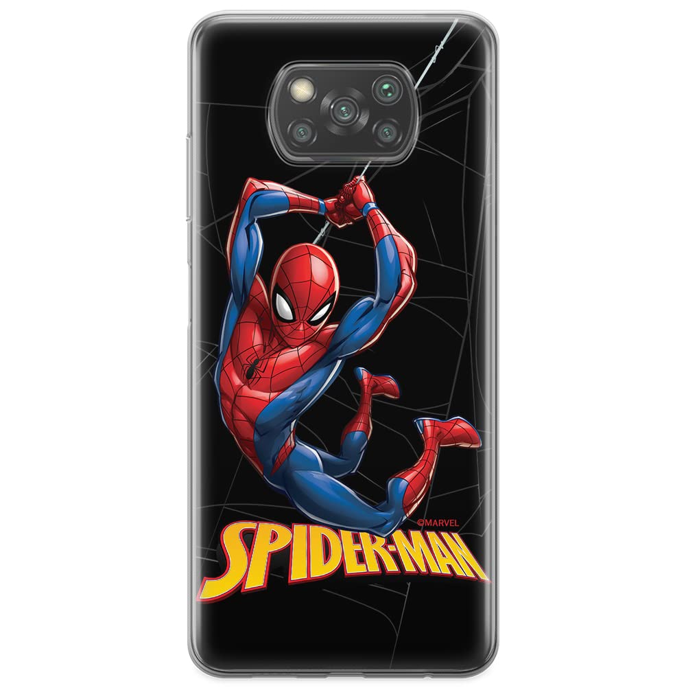 ERT GROUP mobile phone case for Xiaomi POCOPHONE X3 original and officially Licensed Marvel pattern Spider Man 019 optimally adapted to the shape of the mobile phone, case made of TPU