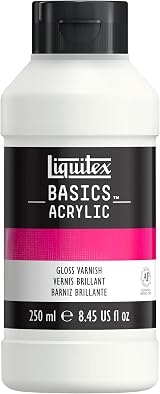 Liquitex Basics Acrylic Additive Gloss Varnish 250ml Tube Permanent view 1