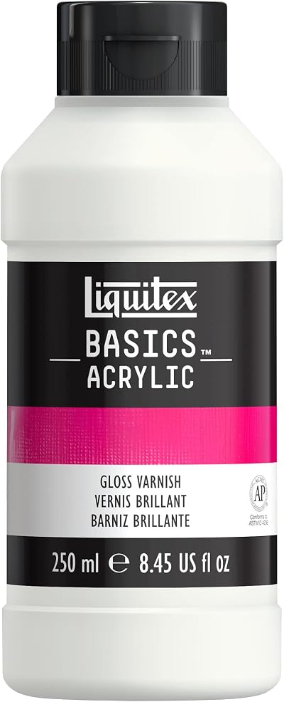Liquitex Basics Acrylic Additive Gloss Varnish 250ml Tube Permanent