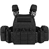 vAv YAKEDA Tactical Outdoor Vest Quick Release Adjustable Hunting Vest with PALS Molle System