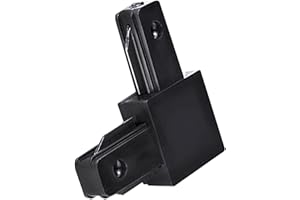 Yuemegou 1 Track Lighting Connectors-L-Type Single Circuit 2-Wire, Track L Connector,for Track Lighting Accessories J&L Type Track System 110V