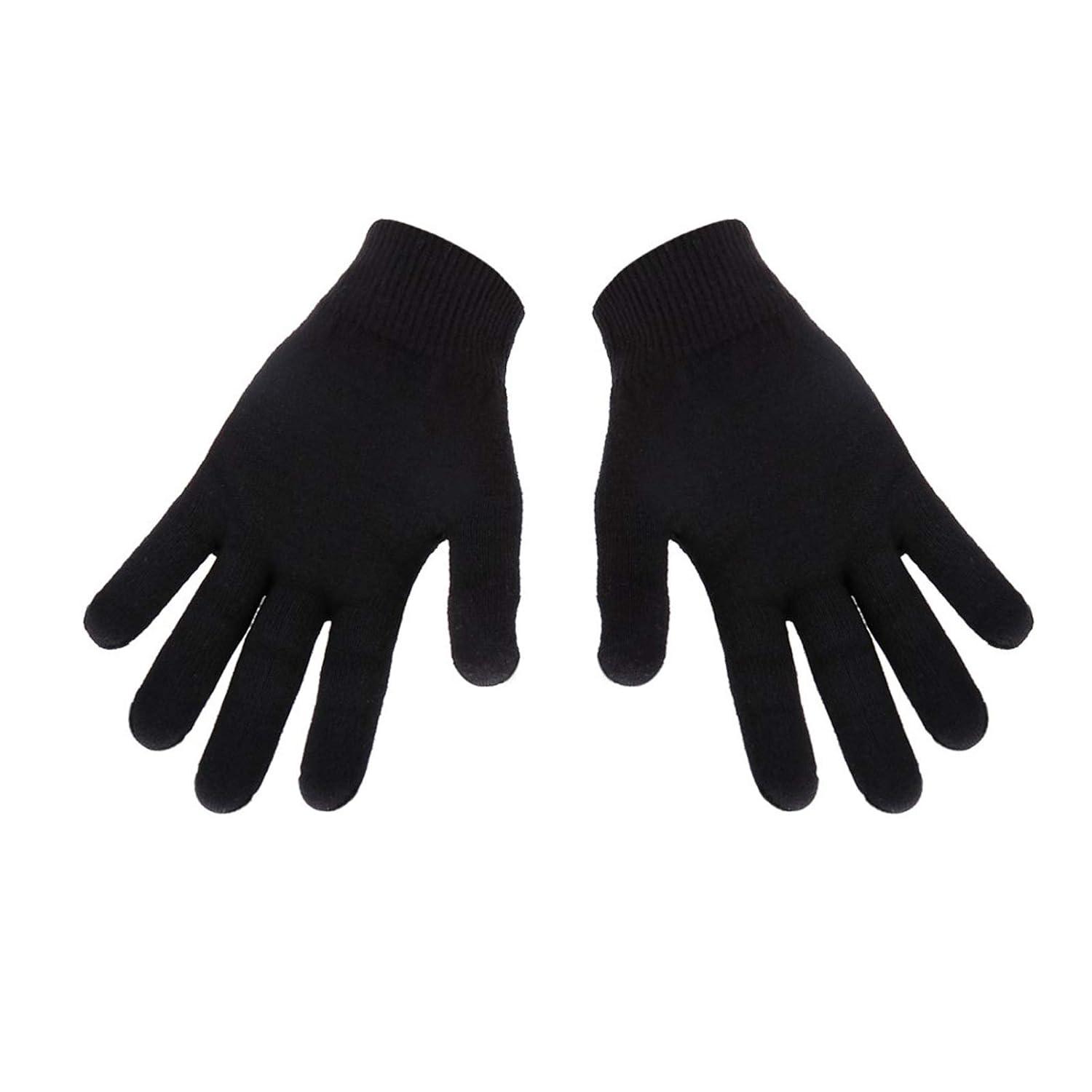 EXPER Men's Large Moisturizing Gloves with Gel Lining - Dry Hands Treatment Hydrating Cracked Hand Healing Gloves - Repair Rough, Chapped Skin Overnight (Black) : Beauty