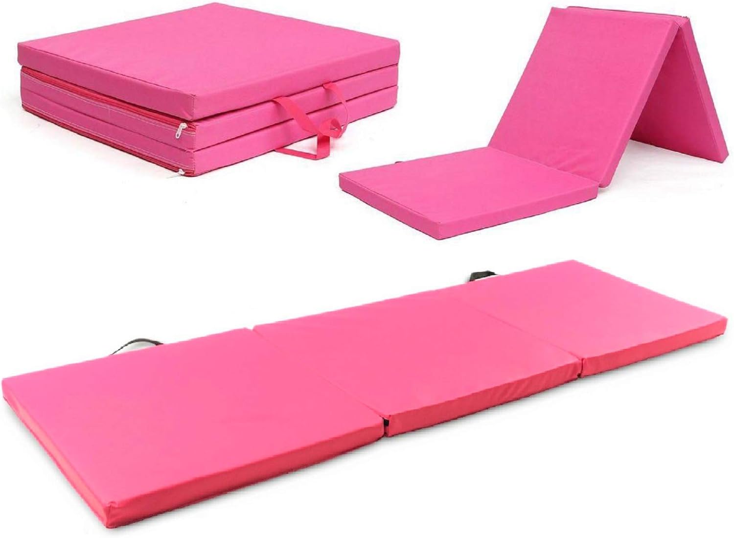 Athletic Bar Gymnastics Mat 2" Thick TriFold Folding