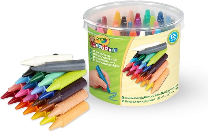 Crayola 02 0784 24 Jumbo Wachsmalstifte Amazon De Burobedarf Schreibwaren