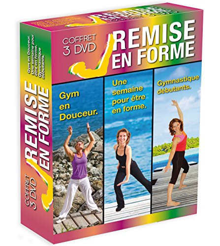 Coffret Remise en forme : Gym en douceur + Une semaine pour être en forme + Gymnastique débutants - Pack