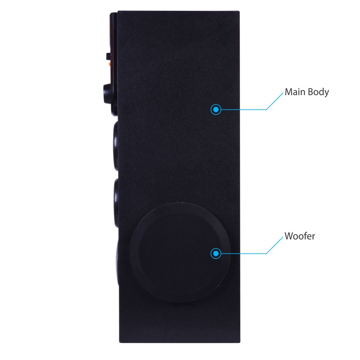 Kewlkart Hi Fi Dj 500 W With One 4 25 Woofer And 25000 W Pmpo