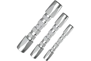 CAMUUN 3Pcs 1/4 3/8 1/2inch Reusable Hydraulic Hose Field Repair Kit for Hydraulic Hose Crimper Fittings #04-04 06-06 08-08