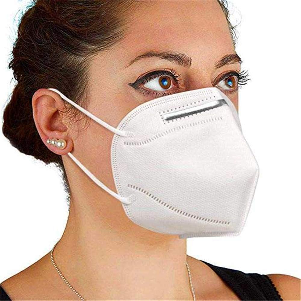 10pcs KN95 Medical Face Masks, FFP2 Multifunctional Protective Head-Mounted Mask with Nose Clip