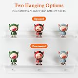 Lifewit Floating Shelves 4 Pack Clear Acrylic 38.1cm Wall Display 15x4 in view 5