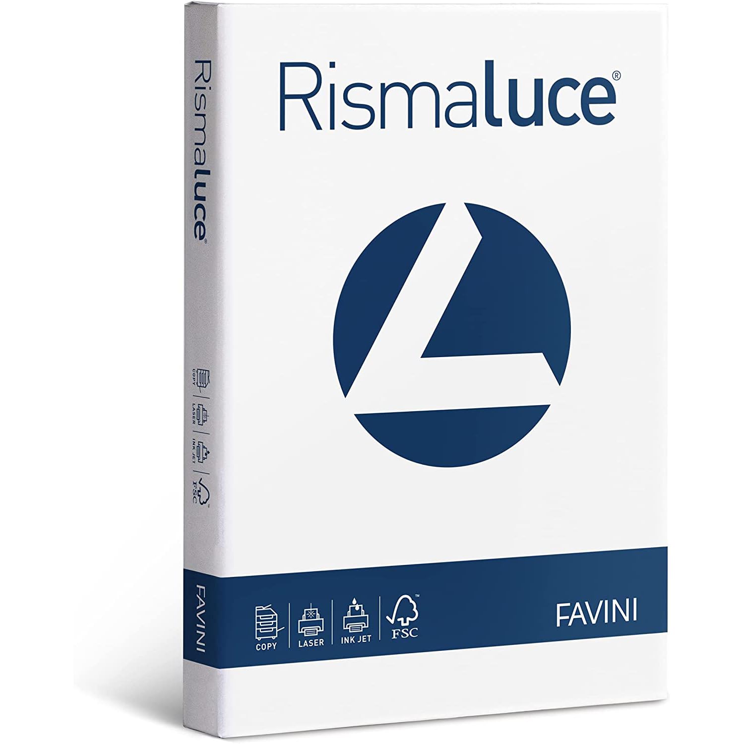 Favini A670104 Carta Rismaluce, A4, 200 G/Mq, 224 µm, 125 Pezzi