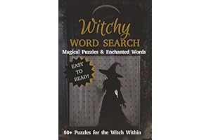 Witchy Word Search Puzzle Book: Word Searches with Easy-to-Read Print for Witchy Women, Moon Lovers, Herbalists and More...| 