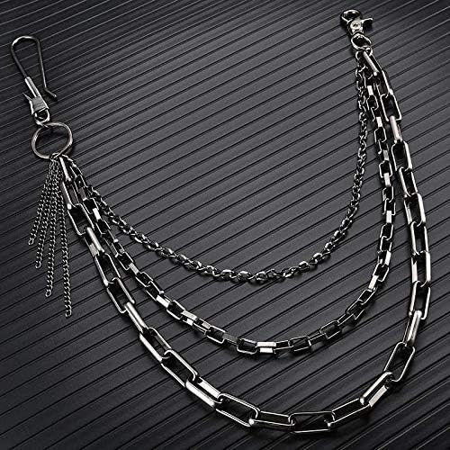 malyituk Punk Trouser Chain, CyPunk Belt Denim Decorative Chain