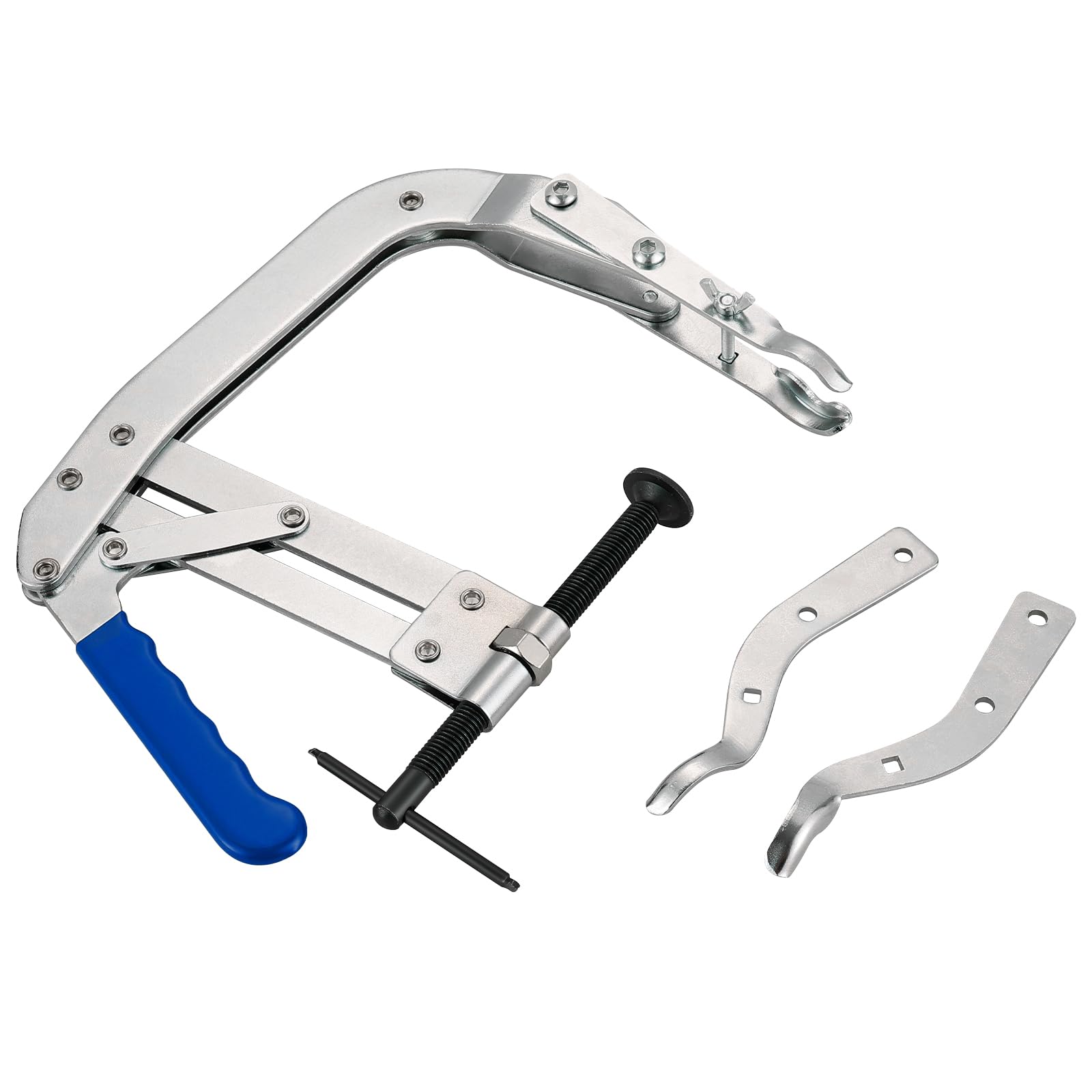 Photo 1 of weyleity Universal 8-inch Valve Spring Compressor Tool | Automotive Engine Valve Spring Removal Tool Compatible with Small and Medium OHV Engines, Includes Replaceable Clamps