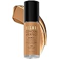 Milani Conceal + Perfect 2-in-1 Foundation + Concealer - Golden Tan (1 Fl. Oz.) Cruelty-Free Liquid Foundation - Cover Under-Eye Circles, Blemishes & Skin Discoloration for a Flawless Complexion