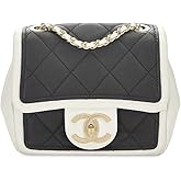CHANEL What Goes Around Comes Around Women's Pre-Loved Multi Lambskin Graphic Flap Mini Bag