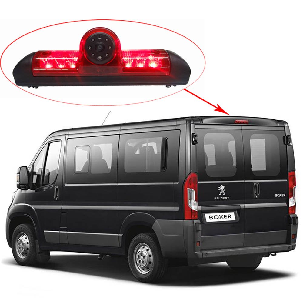 Car Third Roof top mount brake lamp camera Brake Light Rear View Backup Camera for JUMPER III/Fiat DUCATO X250 / Peugeot BOXER III AVIS AVS325CPR