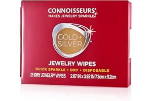 Connoisseurs Jewelry Dry Disposable Wipes 25 Count
