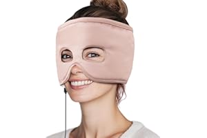 Heated Sinus Relief Mask for Sinus Pressure, Migraine & Headache – USB Corded Face Heating Pad with 3 Temperature Settings & 