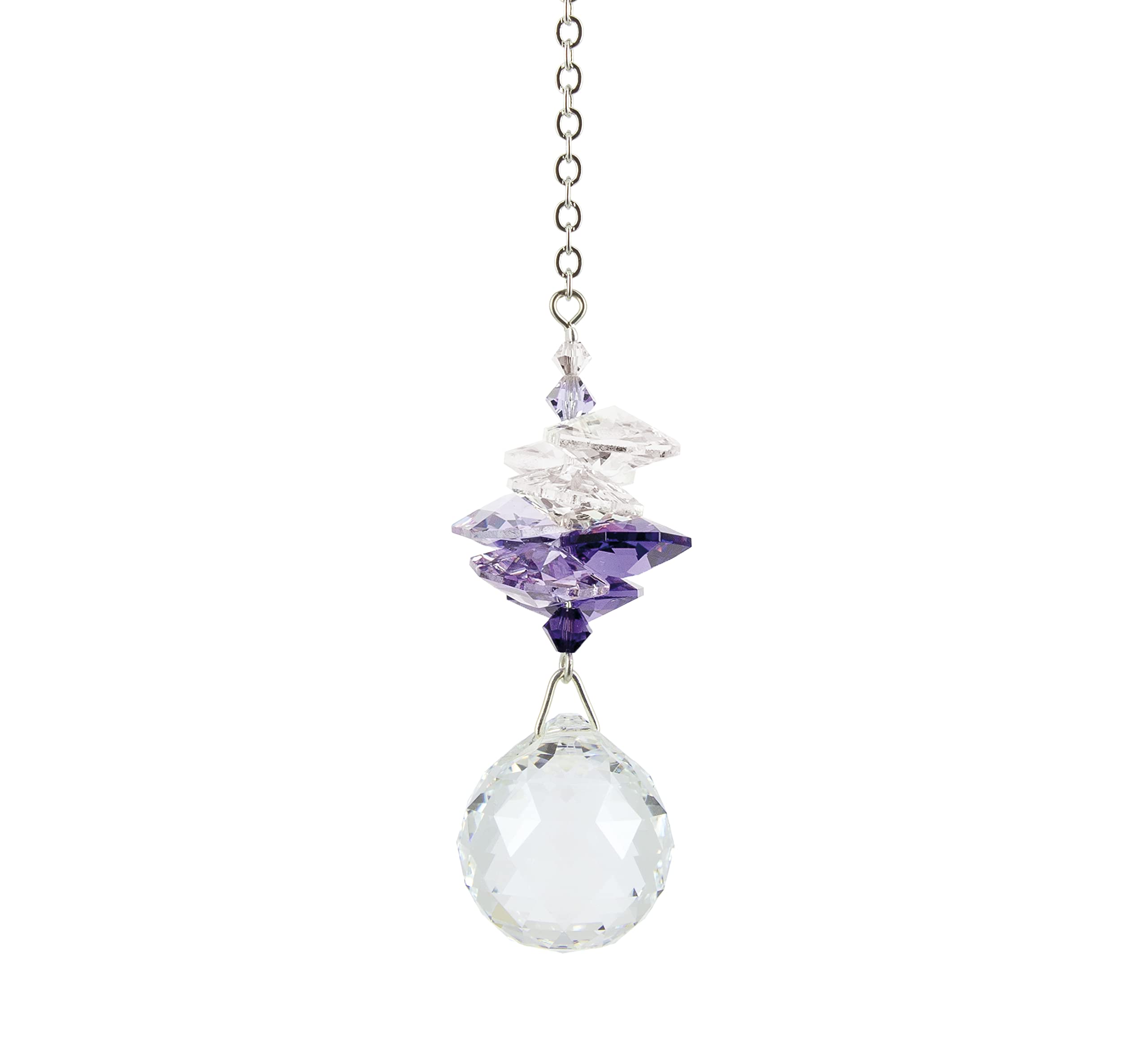 Earth Zen CR30 Crystal Waterfall, Purple