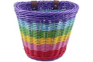 EIRONA Bike Basket for 12-16 Kids Bicycle, Balance Bike, Tricycle,Scooter with DIY Decal