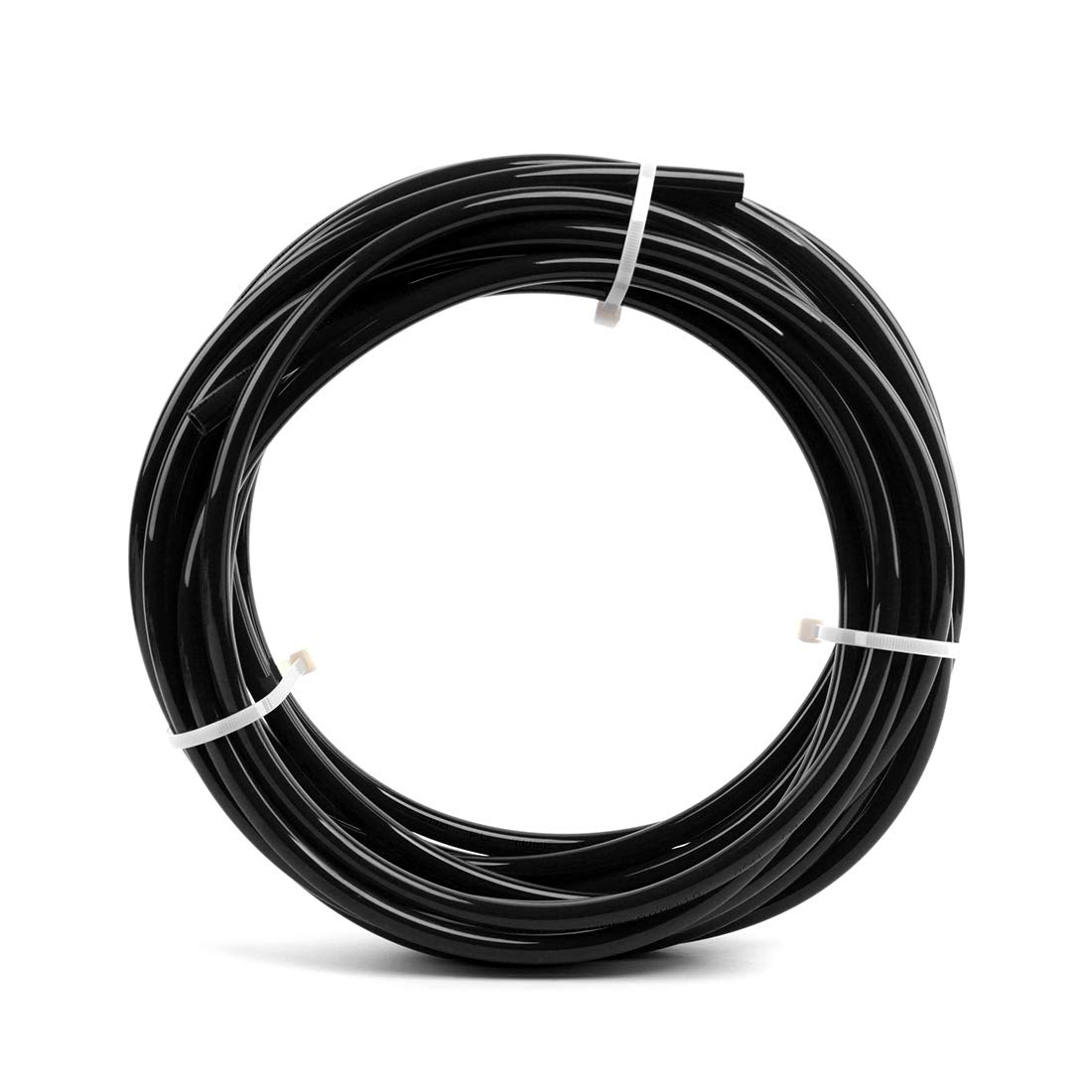 SNS Pneumatic Od 3/8" 10 Meters Black Color PU Pneumatic Air Tubing Pipe Hose for Air line or Fluid Transfer