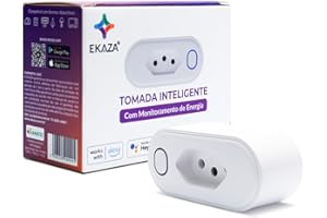 EKAZA, Tomada inteligente 20A, Wi-Fi, compatível com Alexa e google Assistente - T105