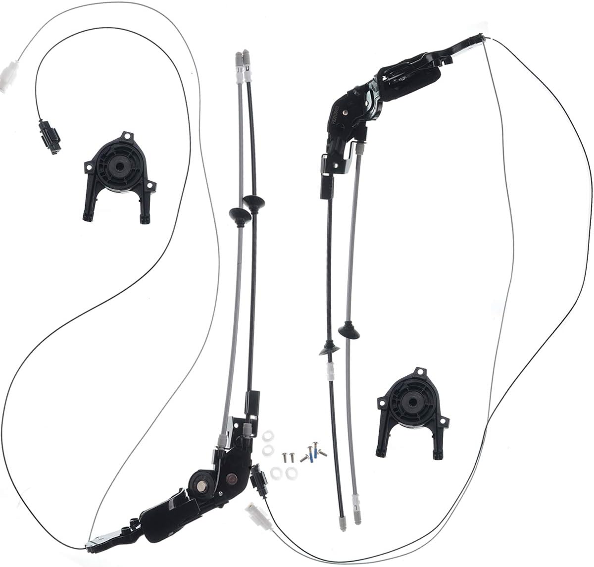 Set of 2 Rear Driver and Passenger Side Sliding Door Cable