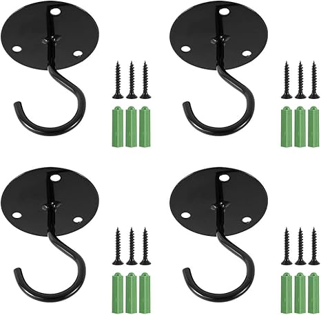 Amazon Co Jp 天井フック ステンレス 天井アイアンフックスーツ 天井用吊りフック ウォールマウント 壁フック カップフック 植物フック ハンギングフック 照明 フック ウォールフック シーリングレール ブラック Diy 工具 ガーデン