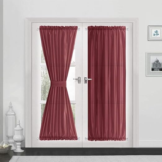 Amazon Com Vangao Rod Poket Curtains 72 Inch Length Faux Silk