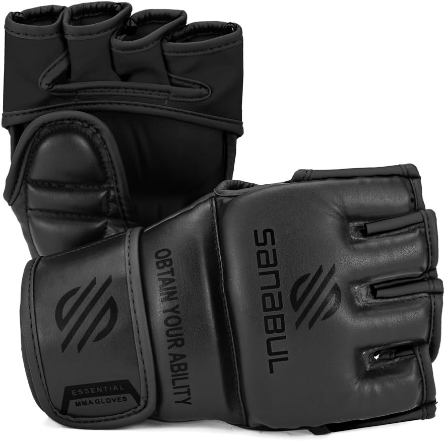 Sanabul New Item Essential MMA Grappling Gloves : Sports & Outdoors