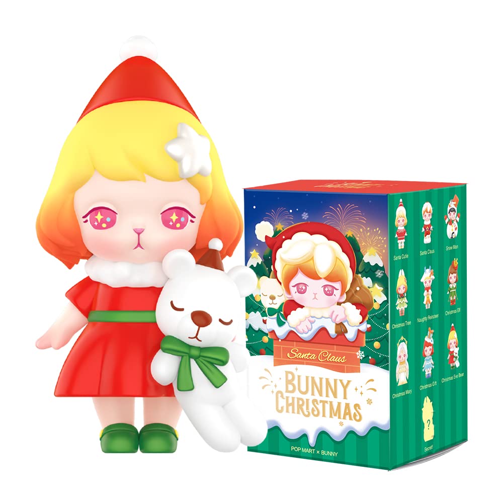 POP MART BUNNY Christmas Series Exclusive SET(9Boxes) Action Figure Box Toy Popular Collectible Art Toy Cute Figure Creative Gift, for Christmas Birthday Party Holiday