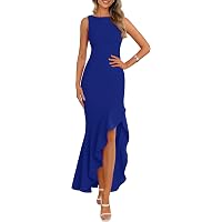 Amazon.com: JASAMBAC Party Dress for Women Elegant Bodycon Midi Dresses  Vintage Sleeveless Prom Club Dress Sexy Cocktail Dress XL Rose Red :  Clothing, Shoes & Jewelry