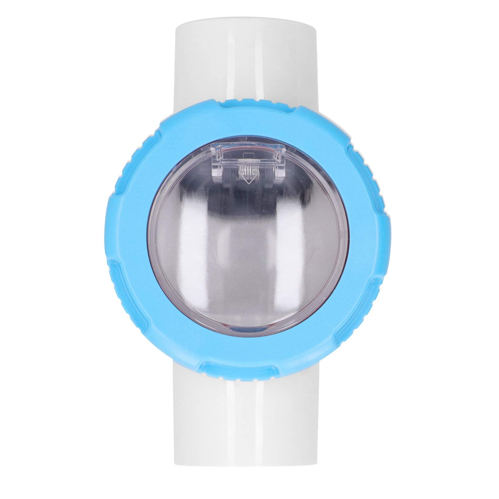 Visible Check Valve for Swimming Pool 2in Non Return Valve Prevents Backflow, Easy Installation, ABS+PVC Material