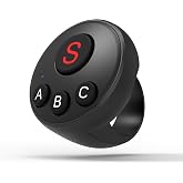 Wearable Wireless Ring Camera Remote for Insta360, DJI, GoPro, iOS Android, Rechargeable Waterproof Gloves-Friendly Clicker, One-Touch Shutter &amp; Video for Vlog Bike Motorcycle Ski Hike Fishing