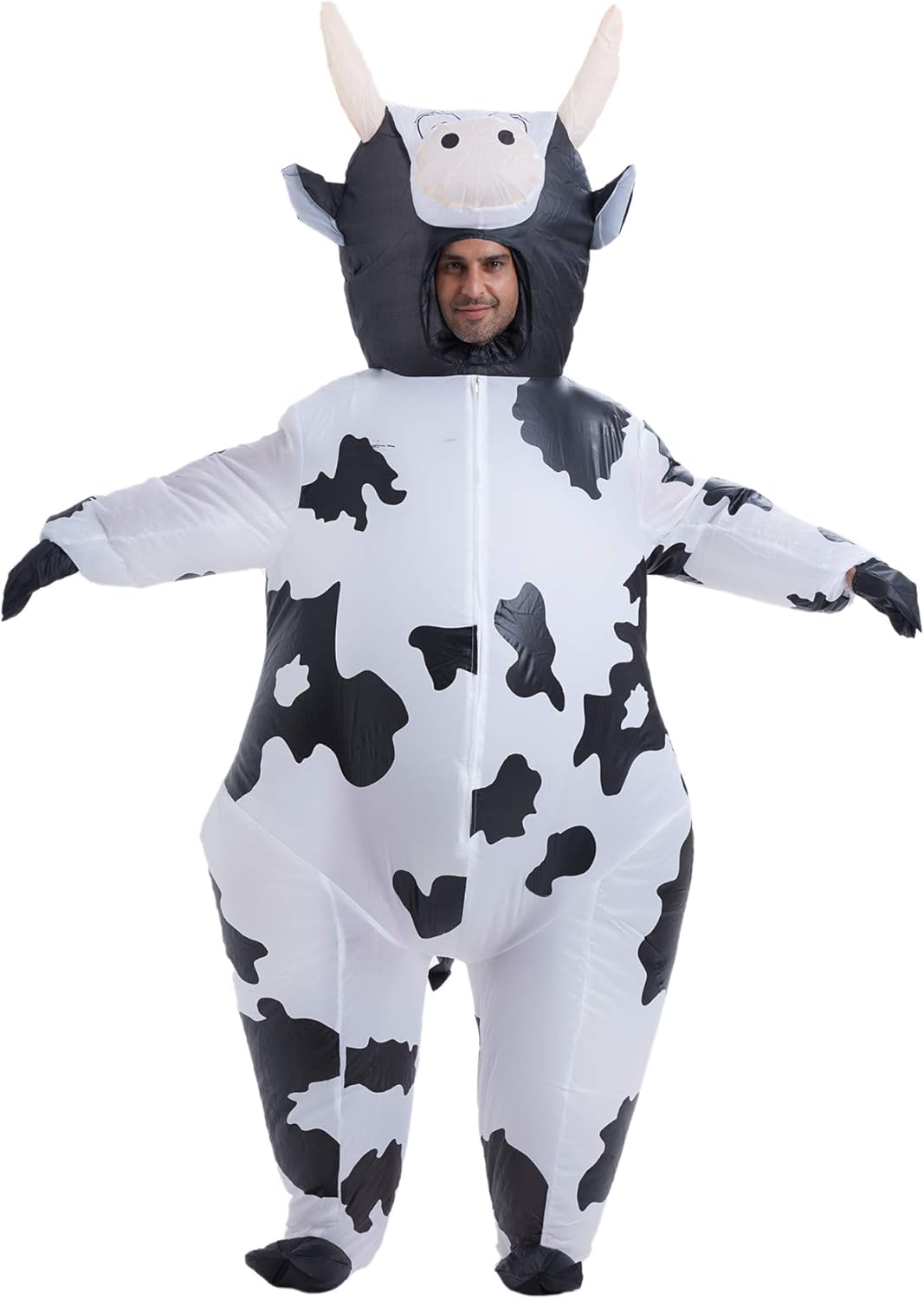 ShiyiUP Adult Inflatable Cow Costume Party Halloween Christmas Cosplay