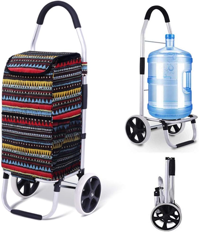 Folding Shopping Cart, Stair Climbing Cart Trolly Grocery Laundry