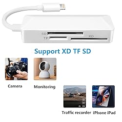 [Apple MFi Certified] SD Card Reader for