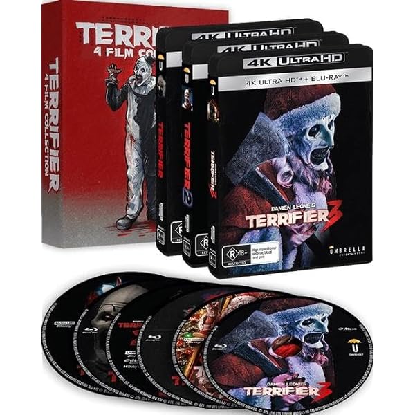 Amazon.com: Terrifier: 4 Movie Collection (Terrifier / Terrifier 2