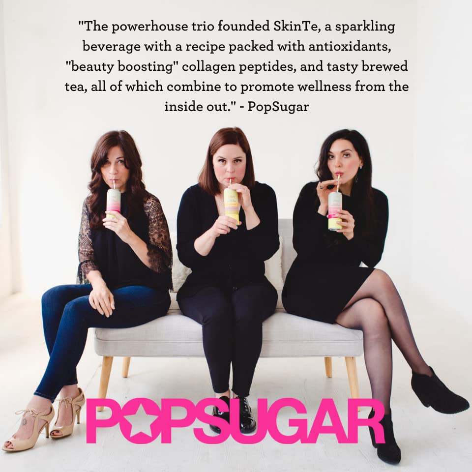 Collagen Sparkling Tea by SKINTE Organic White Tea with Ginger 12