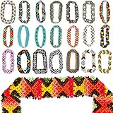 Native American Pattern Elastic Stretch Seed Bead/ Fabric/ Lace/ Crystal Hair Accessories