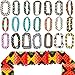 New Custom Colored Native American Pattern Elastic Stretch Seed Bead Headbands/Hair Accessories (Turquoise Chevrons)
