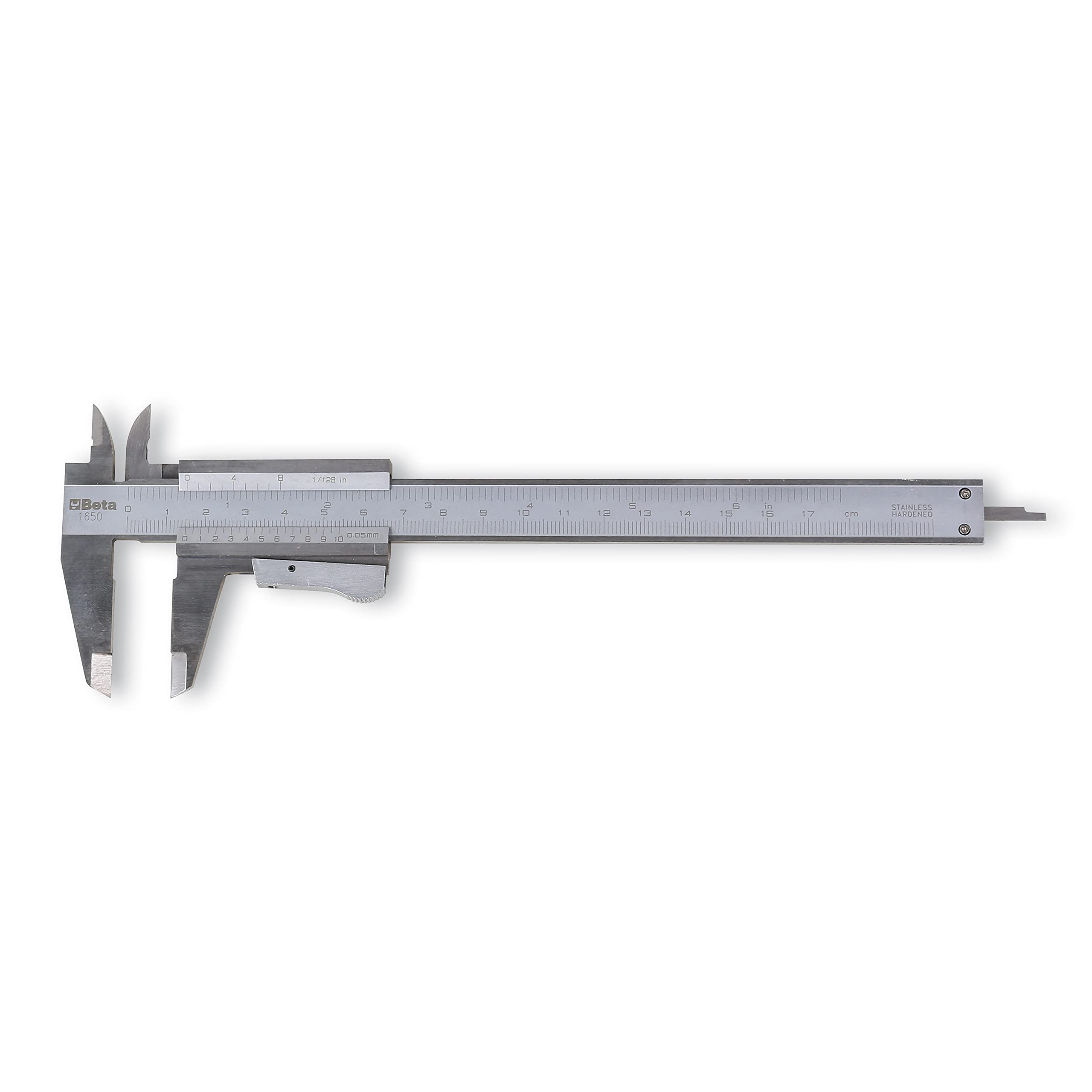 Beta 16500001 Model 1650 Workshop Vernier Caliper, Reading to 0.05mm, Reading to 1/128, 150mm/6"