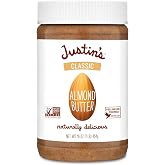 Justin's Classic Creamy Almond Butter Spread - 16 oz Jar | Shelf Stable Sandwich Spread