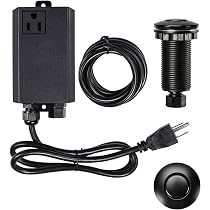 Kit Interrupteur Pneumatique Pour Broyeur D’évier – Avec Tuyau D’air – Bouton De Commande