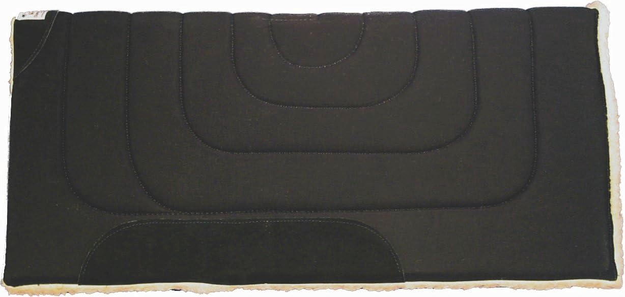 Diamond Wool Pad Company Cutter Work Saddle Pad 32 x 32 Black 32in x 32in x 1in